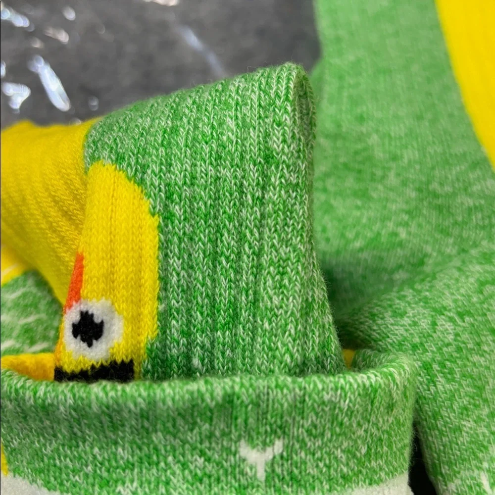 Bombas Sesame Street green and yellow  Colorful Character Socks youth